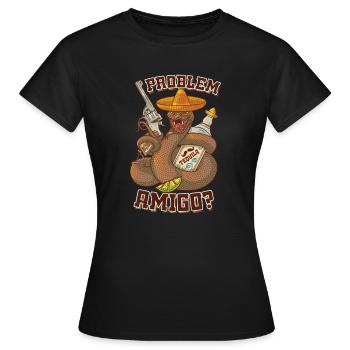 Festival de fête Tequila rave Jga - T-shirt Femme - noir - Devant - AI Model Female 172 dark (172cm)
