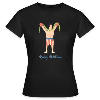 Rocky Beats boa - Frauen T-Shirt - Schwarz - Vorne - AI Model Female 172 dark (172cm)