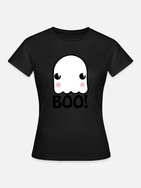 Cute ghost. - Women's T-Shirt - black