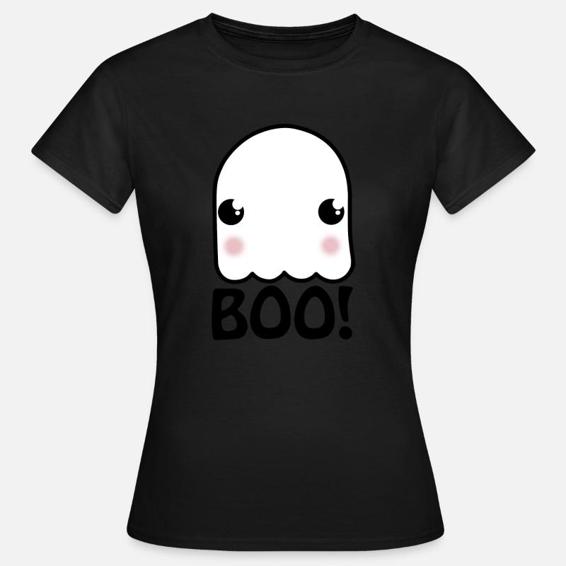 Cute ghost. - Women's T-Shirt - black