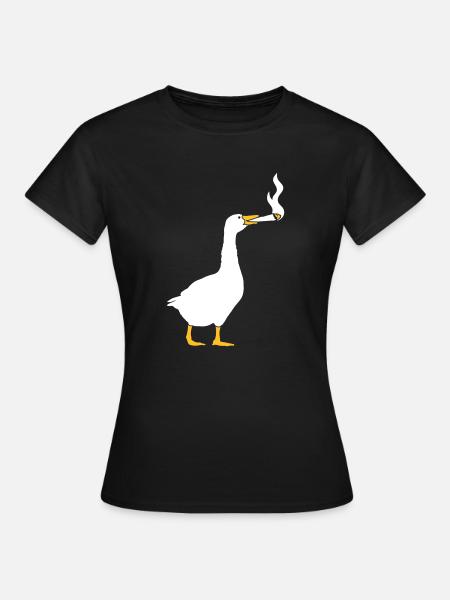 Joint Weed Gans - Frauen T-Shirt - Schwarz