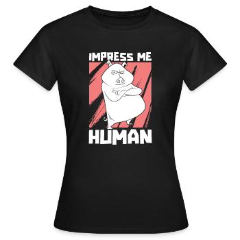 Éleveur de porcs Éleveur de porcs Éleveur de porcs - T-shirt Femme - noir - Devant - AI Model Female 172 dark (172cm)