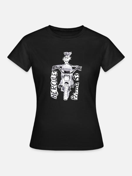 Mofa Hercules Prima 5S - Frauen T-Shirt - Schwarz