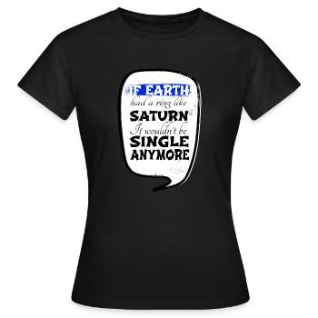 cadeau d’anniversaire astrologie en apesanteur - T-shirt Femme - noir - Devant - AI Model Female 172 dark (172cm)
