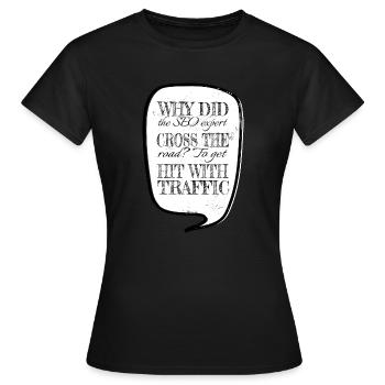 Paroles sur la maltraitance des animaux Les droits des animaux protègent - T-shirt Femme - noir - Devant - AI Model Female 172 dark (172cm)