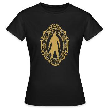Rogue thief - Women's T-Shirt - black - Front - AI Model Female 172 dark (172cm)