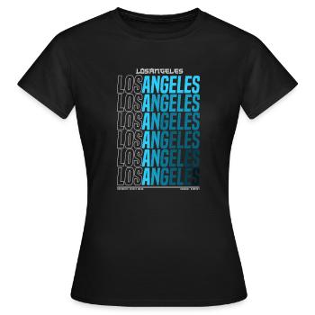 Los Angeles - T-shirt Femme - noir - Devant - AI Model Female 172 dark (172cm)