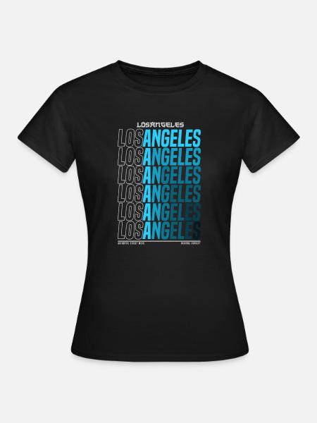 Los Angeles - Frauen T-Shirt - Schwarz