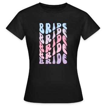 Pastel bridle - Women's T-Shirt - black - Front - AI Model Female 172 dark (172cm)