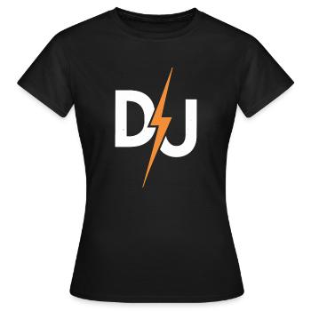 DJ Power Donner - Frauen T-Shirt - Schwarz - Vorne - AI Model Female 172 dark (172cm)