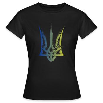 Trident - T-shirt Femme - noir - Devant - AI Model Female 172 dark (172cm)