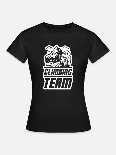 Alpinisme en équipe Escalade - T-shirt Femme - noir