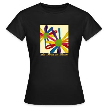 Blumen ohne Geheimnis - Frauen T-Shirt - Schwarz - Vorne - AI Model Female 172 dark (172cm)