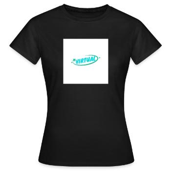 Streetwear - T-shirt Femme - noir - Devant - AI Model Female 172 dark (172cm)