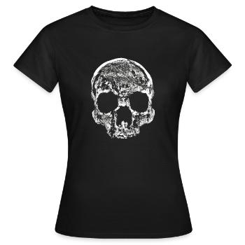 Skull - T-shirt Femme - noir - Devant - AI Model Female 172 dark (172cm)