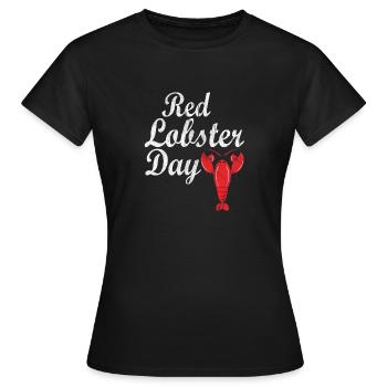 Lobster,Hummer,Unterwasser Krebs,Languste - Frauen T-Shirt - Schwarz - Vorne - AI Model Female 172 dark (172cm)