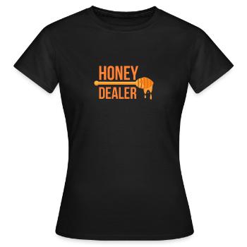 Honey Dealer - T-shirt Femme - noir - Devant - AI Model Female 172 dark (172cm)