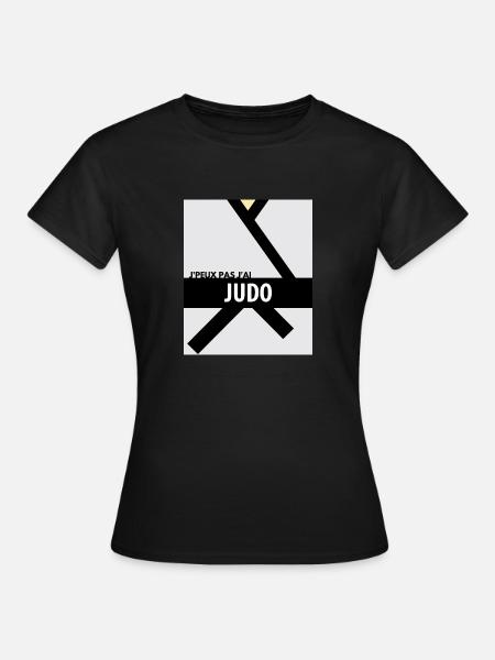 Je peux pas j'ai judo - T-shirt Femme - noir