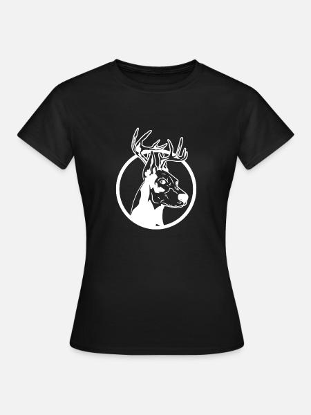 Christmas doberman - Women's T-Shirt - black