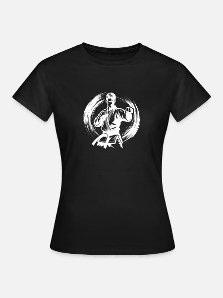 Asiatische Kampfkunst Selbstverteidigung Karate - Frauen T-Shirt - Schwarz