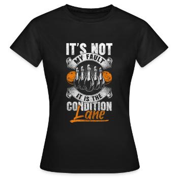 Bowling Split Bowling Verein - Frauen T-Shirt - Schwarz - Vorne - AI Model Female 172 dark (172cm)