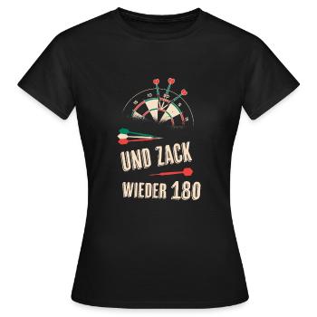 Und Zack Wieder 180 - Frauen T-Shirt - Schwarz - Vorne - AI Model Female 172 dark (172cm)