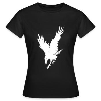 Crow Halloween - T-shirt Femme - noir - Devant - AI Model Female 172 dark (172cm)