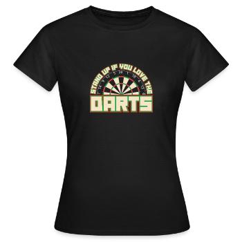 se lever - T-shirt Femme - noir - Devant - AI Model Female 172 dark (172cm)