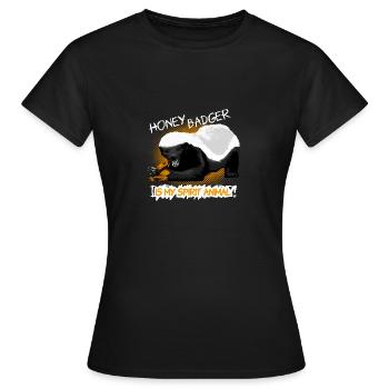 Ratel - T-shirt Femme - noir - Devant - AI Model Female 172 dark (172cm)