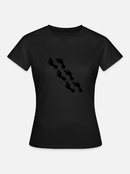 empreintes 2 - T-shirt Femme - noir