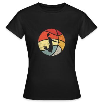 Eat Sleep Basketball Repeat Basketballtrikot - Frauen T-Shirt - Schwarz - Vorne - AI Model Female 172 dark (172cm)