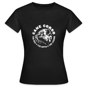 Cane Corso - T-shirt Femme - noir - Devant - AI Model Female 172 dark (172cm)