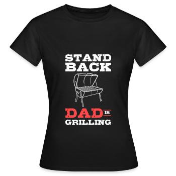 Barbecue - T-shirt Femme - noir - Devant - AI Model Female 172 dark (172cm)