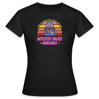 Trading Card Playing Card Card Game Gift - Women's T-Shirt - black - Front - AI Model Female 172 dark (172cm)