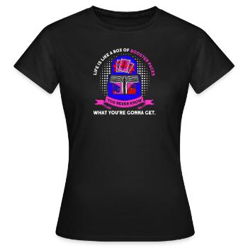 Trading Card Playing Card Card Game Gift - Women's T-Shirt - black - Front - AI Model Female 172 dark (172cm)
