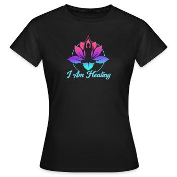 Reiki Symbol Reiki Meister Reiki Kristall Geschenk - Frauen T-Shirt - Schwarz - Vorne - AI Model Female 172 dark (172cm)