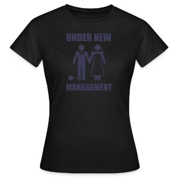 Sous une nouvelle direction - T-shirt Femme - noir - Devant - AI Model Female 172 dark (172cm)
