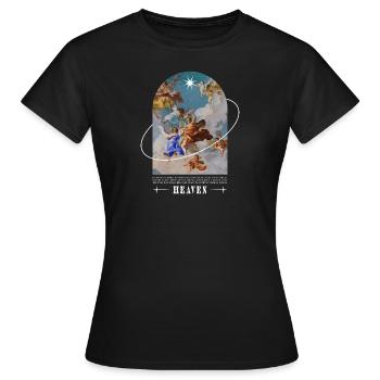 Heaven - Frauen T-Shirt - Schwarz - Vorne - AI Model Female 172 dark (172cm)