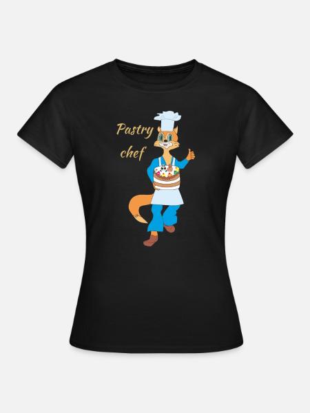 Pastry chef - Frauen T-Shirt - Schwarz