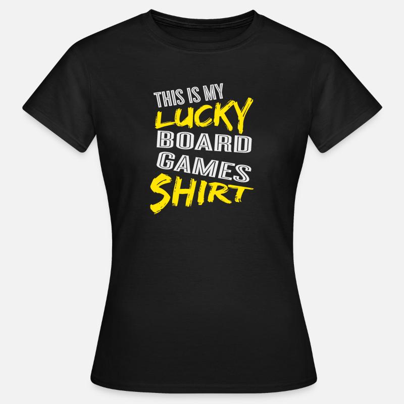 C’est mon pull de jeu de société - T-shirt Femme - noir