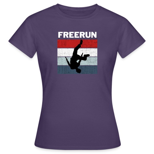 Freerun color cadeau parkour humour traceur - T-shirt Femme
