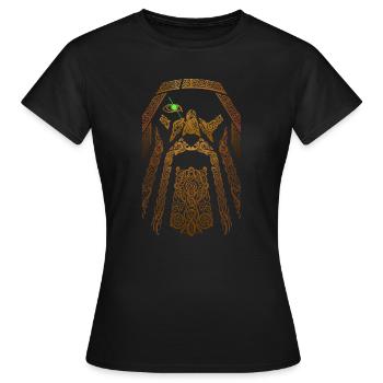 Viking - T-shirt Femme - noir - Devant - AI Model Female 172 dark (172cm)