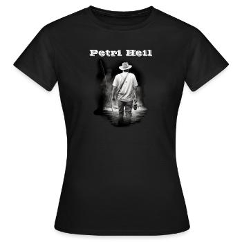 Petri Heil weiss - T-shirt Femme - noir - Devant - AI Model Female 172 dark (172cm)