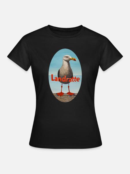 Landratte - Frauen T-Shirt - Schwarz
