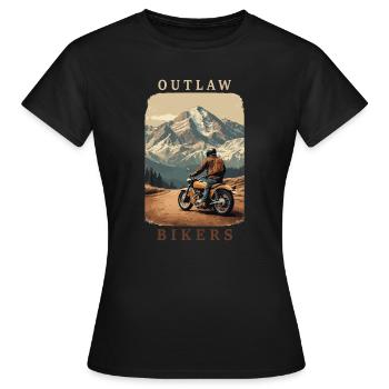 Motards interdits - T-shirt Femme - noir - Devant - AI Model Female 172 dark (172cm)