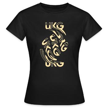 UKG UK Garage Musik, Bassmusik, Grime - Frauen T-Shirt - Schwarz - Vorne - AI Model Female 172 dark (172cm)