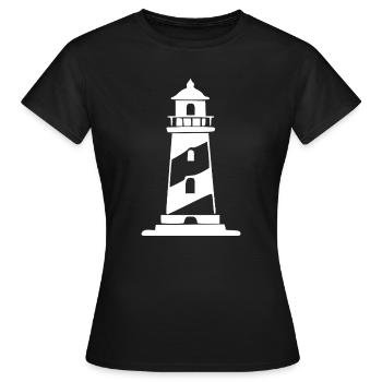 Cadeau de Noël de la mer du Nord de l’Allemagne - T-shirt Femme - noir - Devant - AI Model Female 172 dark (172cm)