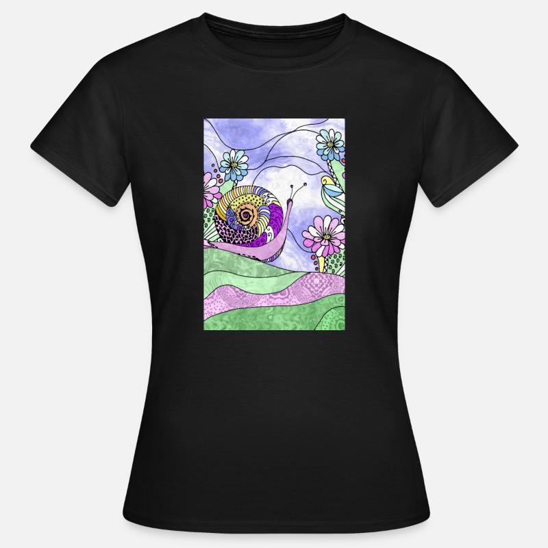 Snail - Women's T-Shirt - black