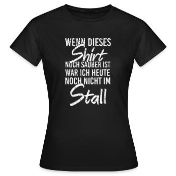 Pferd reiten Hannoveraner Horse Mädchen Reiter - Frauen T-Shirt - Schwarz - Vorne - AI Model Female 172 dark (172cm)