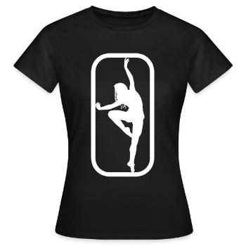 dancer - Women's T-Shirt - black - Front - AI Model Female 172 dark (172cm)
